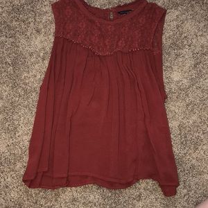 Maroon Blouse